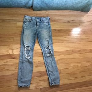American Eagle ripped jeans